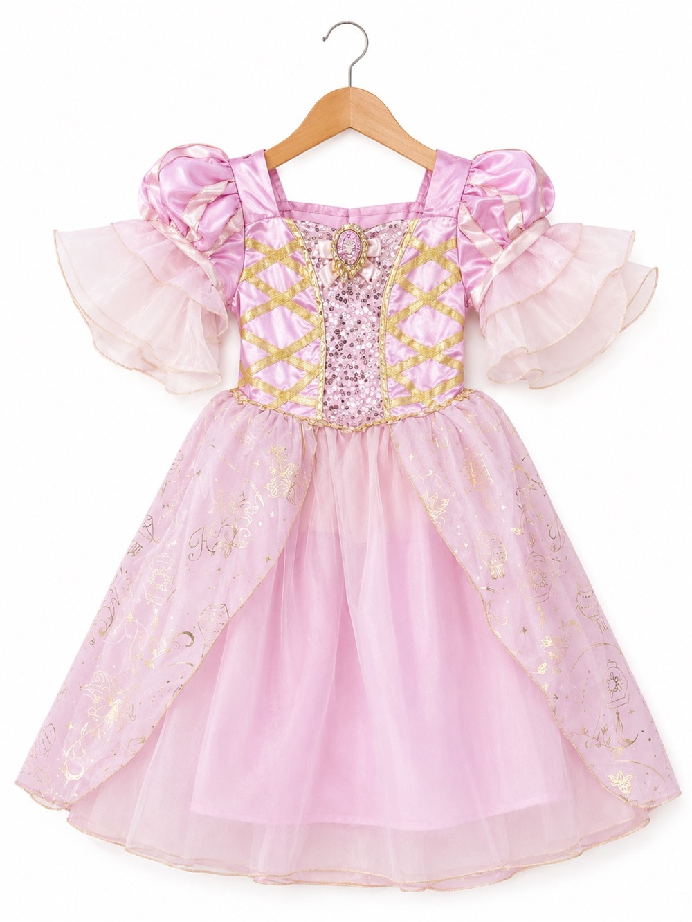 Disney store original Rapunzel Costume for Girls – Tangled authentic NWT girls 4